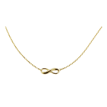 10kt Small Infinity Necklace  G-HM-6N1036-V10